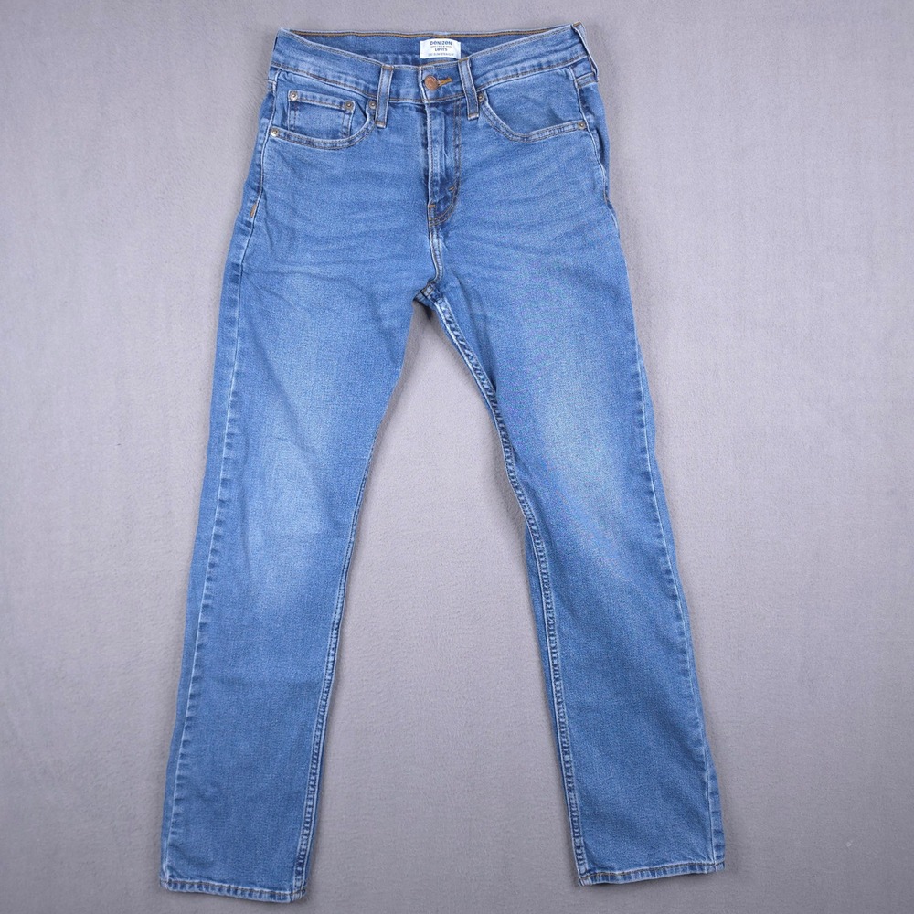Denizen from Levis 232 Slim Straight Jeans Blue W30 L32 Stretch Denim Casual